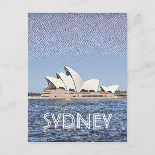 Carte Postale opéra éclat sydney