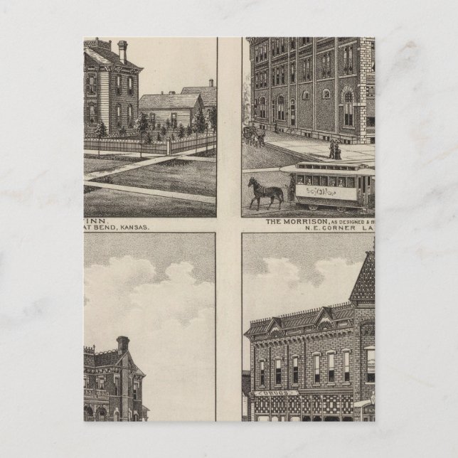 Carte Postale Opéra et résidences du Kansas (Devant)