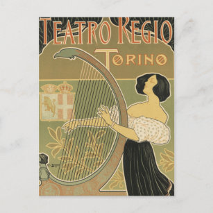 Carte Postale Opéra Royal de Turin