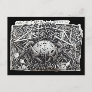 Carte Postale Opérateur de la mort maniable, par Brian Benson