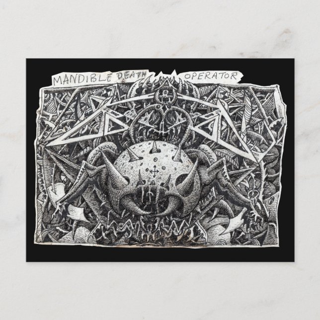 Carte Postale Opérateur de la mort maniable, par Brian Benson Po (Devant)
