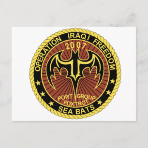 Carte Postale Operation Iraqi Freedom - Enduring Freedom Patches
