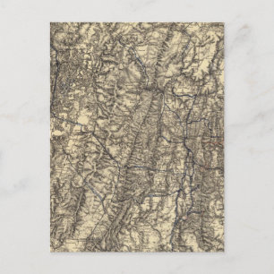 Carte Postale Opérations militaires de la campagne Atlanta
