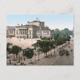 Carte Postale Opernhaus, Opéra, Leipzig, Allemagne
