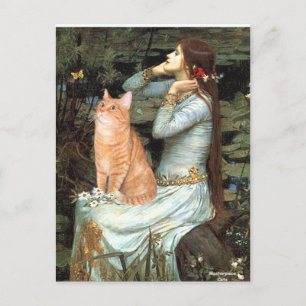 Carte Postale Ophelia - Chat tabby orange 46