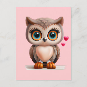 Carte Postale Ophelia Owl