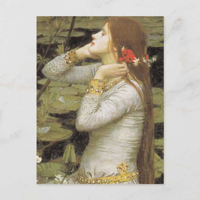 Carte Postale OPHELiA, par John William Waterhouse, 1894 (Devant)