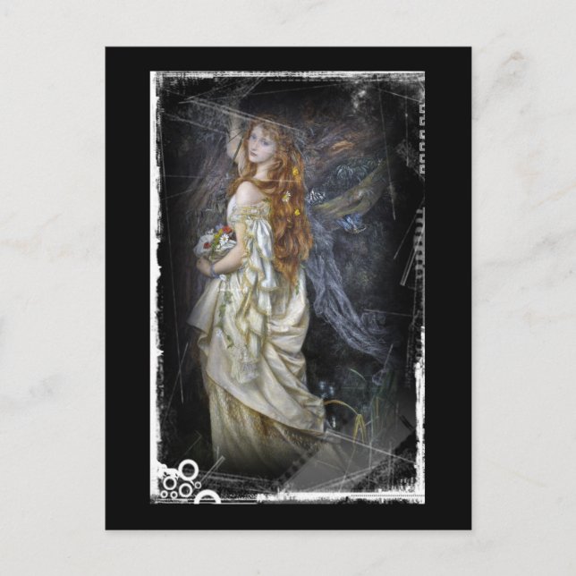 Carte Postale Ophélie en blanc (Devant)