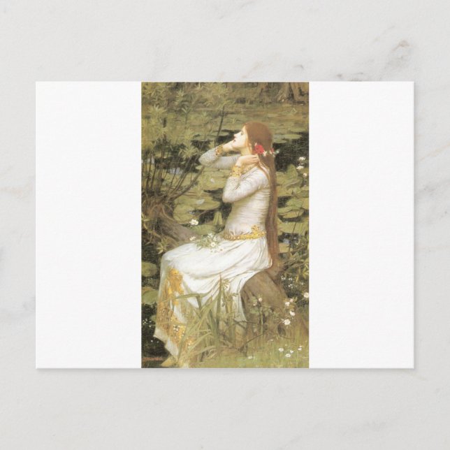 Carte Postale Ophélie - John William Waterhouse (1894) (Devant)