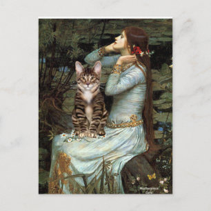 Carte Postale Ophélie - Tabby Tiger cat 30