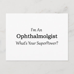 Carte Postale Ophthalmologue