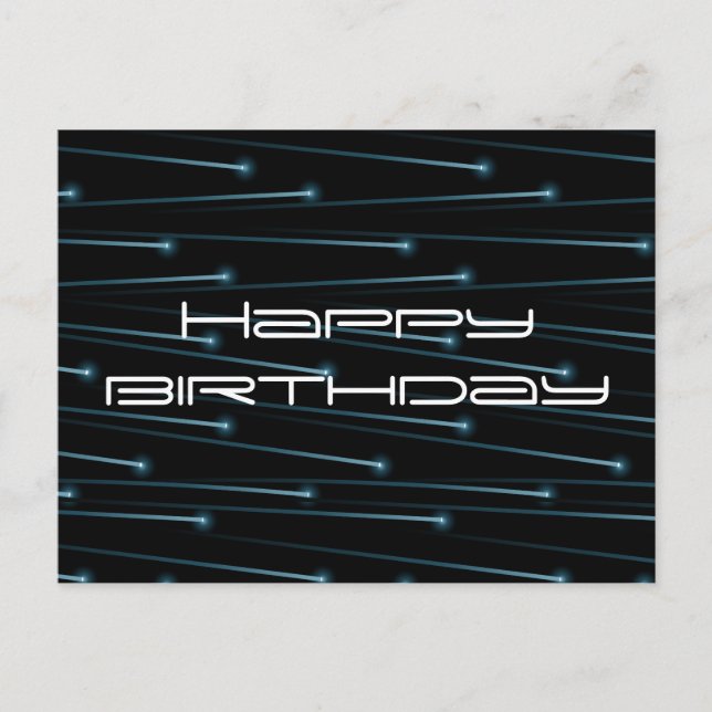 Carte Postale Optic fiber (Devant)