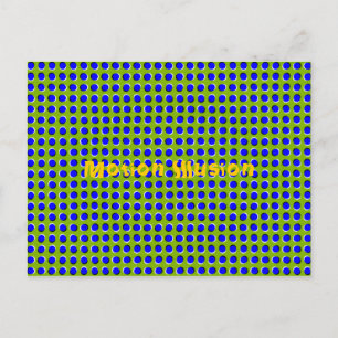 Carte postale optique Motion Illusion