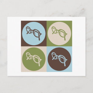 Carte Postale Optique pop art