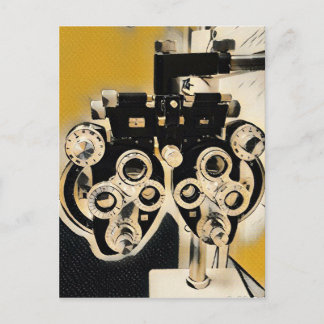 Carte Postale Optométristes cool modernes Lentilles Phoroptor