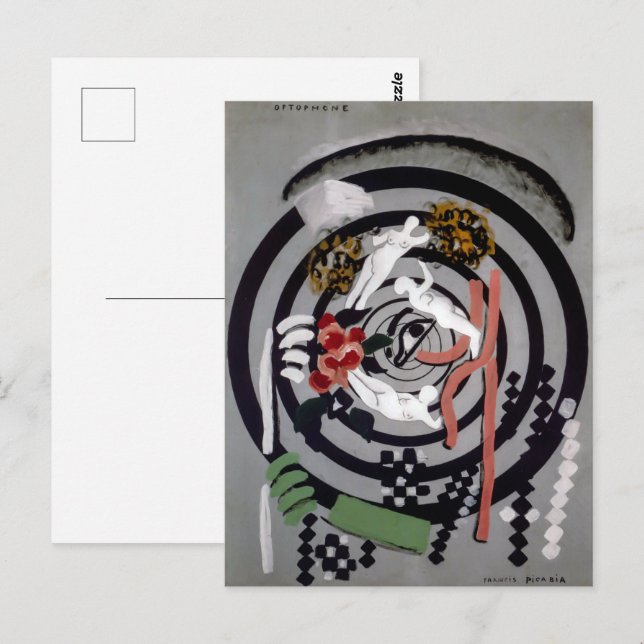 Carte Postale Optophone 2 | Francis Picabia | (Devant / Derrière)