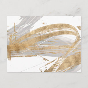Carte Postale Or et gris