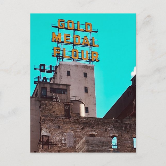 Carte Postale or farine (Devant)