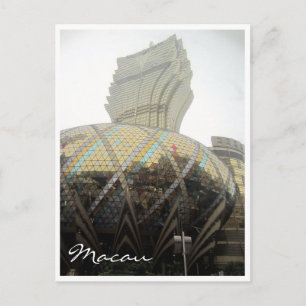 Carte Postale or grand lisboa