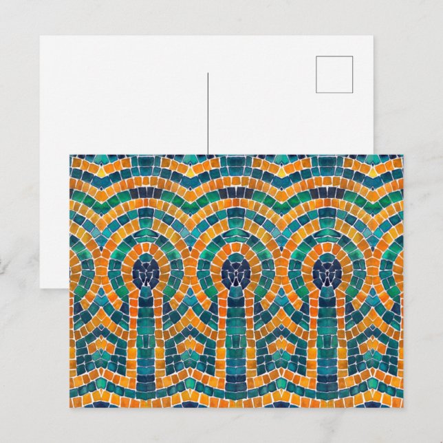 Carte postale OR ICONS MOSAIC (Devant / Derrière)