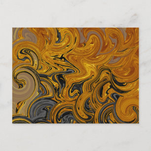 Carte Postale Or liquide