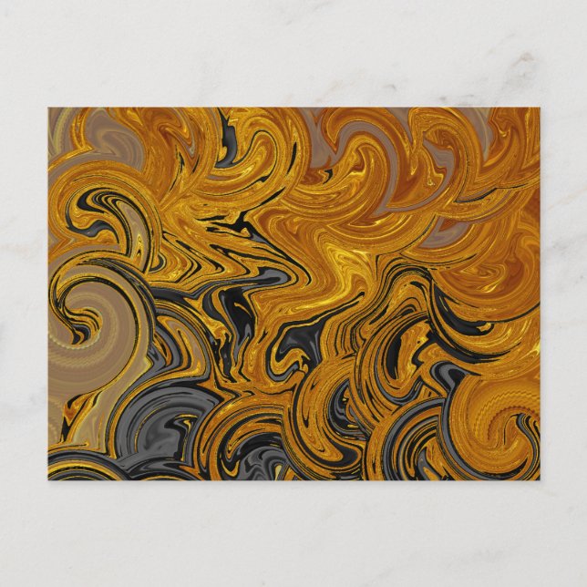 Carte Postale Or liquide (Devant)