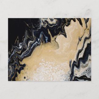 Carte Postale Or noir