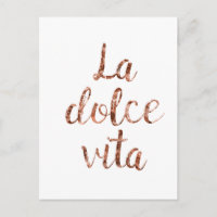Or rose La Dolce Vita