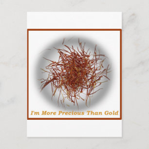 Carte Postale or safran