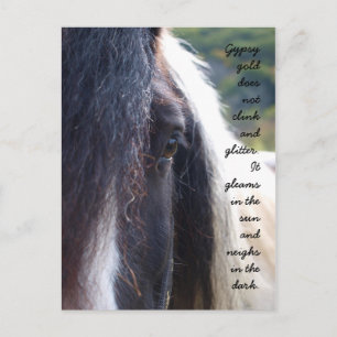 Carte postale or tzigane