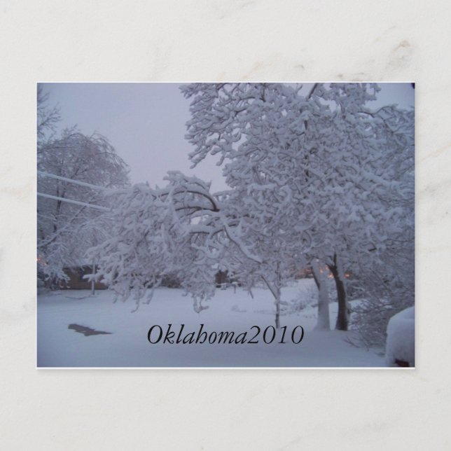 Carte Postale orage d'hiver2010 (oklahoma) (Devant)