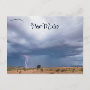 Carte Postale Orage sur le Nouveau-Mexique