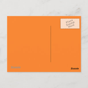 Carte postale orange