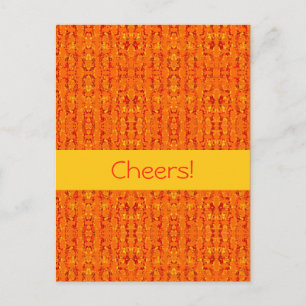 Carte Postale Orange Aztek