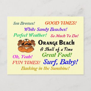 Carte Postale Orange Beach Alabama