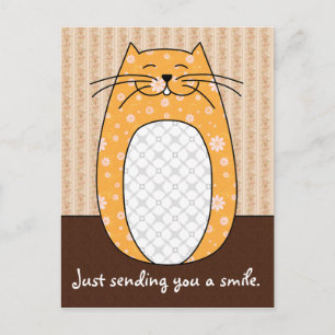 Carte postale 'Orange Cat'