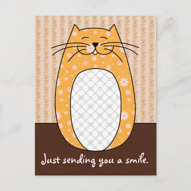 Carte postale 'Orange Cat' (Devant)