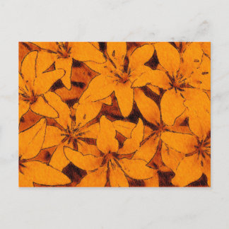 Carte postale Orange Lilies