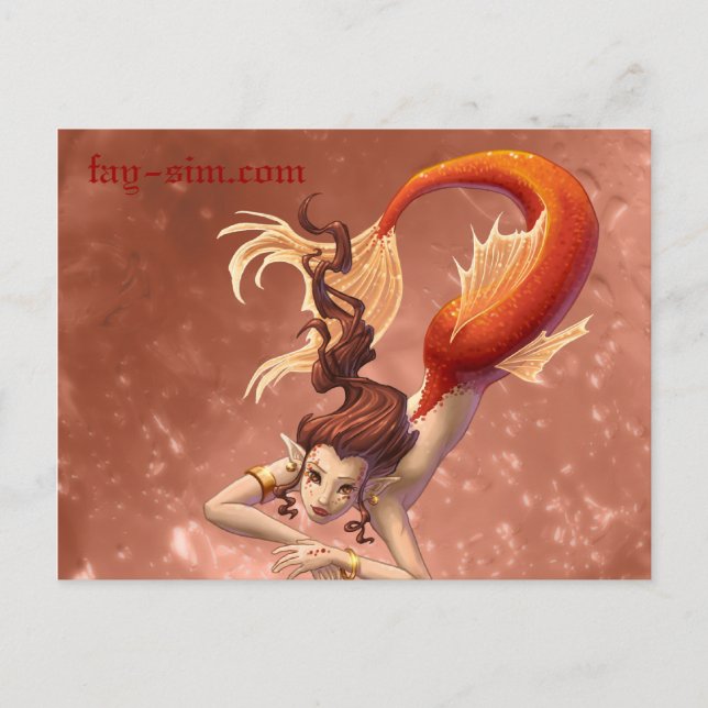 Carte postale Orange Nix (Devant)