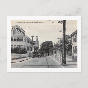 Carte Postale Orange St, Nantucket, Massachusetts Vintage