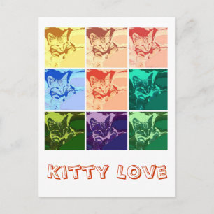 Carte Postale Orange Tabby Kitten