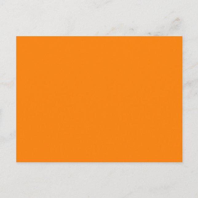Carte Postale orange vif do-it-yourself modèle arrière - plan pe (Devant)