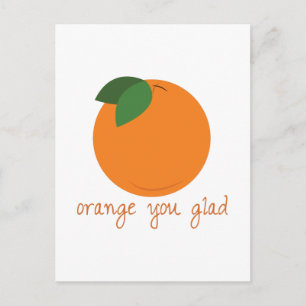 Carte Postale Orange, vous êtes content