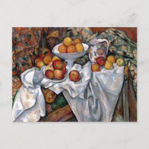 Carte Postale Oranges à vie morte - Paul Cezanne Peinture Art