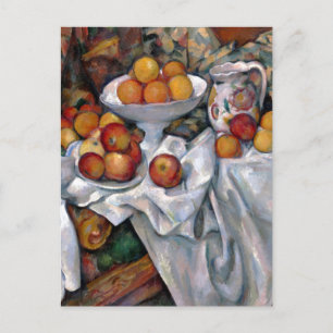 Carte Postale Oranges à vie morte - Paul Cezanne Peinture Art