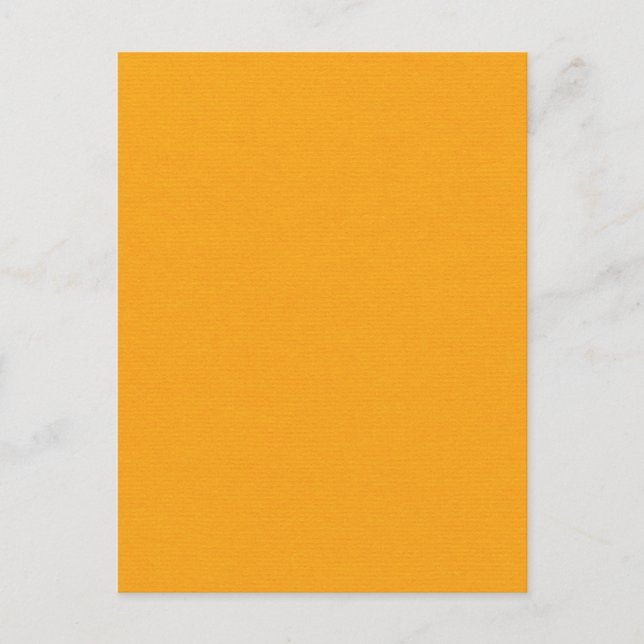 Carte Postale OrangeSolidPaper ORANGE CRÈME GLACÉE COULEUR UNIE  (Devant)