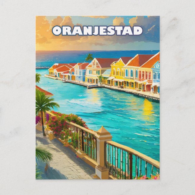 Carte Postale Oranjestad, Caribbean jewel (Devant)