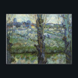 Carte Postale Orchard Blossom, Vue sur Arles, Vincent Van Gogh<br><div class="desc">Huile sur toile, 72 x 92 cm. Munich, Neue Pinakothek. F 516, JH 1685 Vincent Willem van Gogh (30 mars 1853 - 29 juillet 1890) était un artiste postimpressionniste néerlandais. Certaines de ses peintures sont maintenant parmi les oeuvres d'art les plus connues, les plus populaires et les plus chères du...</div>