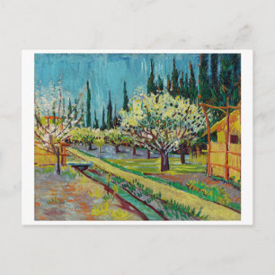CARTE POSTALE "ORCHARD PAR CYPRESSES" PAR VINCENT VAN GOGH