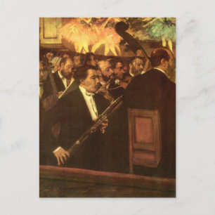Carte Postale Orchestre de l'Opéra par Edgar Degas, Art Vintage